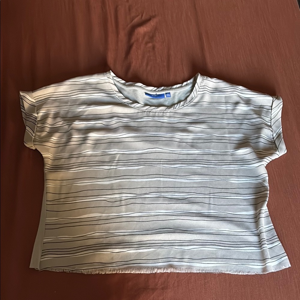 Apt 9 Striped SS Blouse